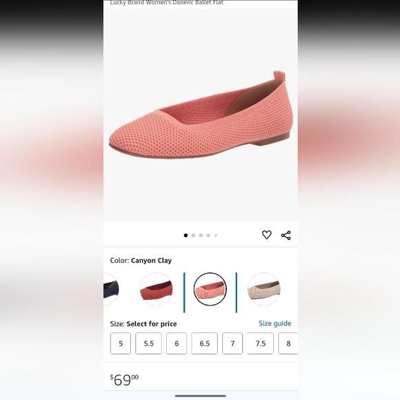 Lucky Brand Ballet Flats - Picture 4 of 8